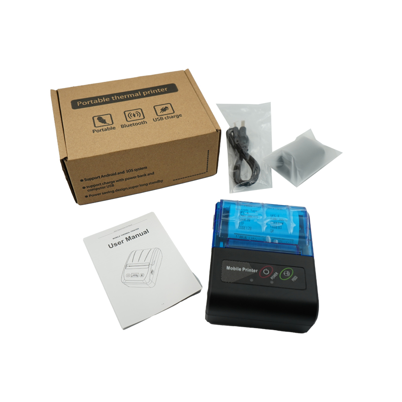 Bluetooth bærbar termisk printer
