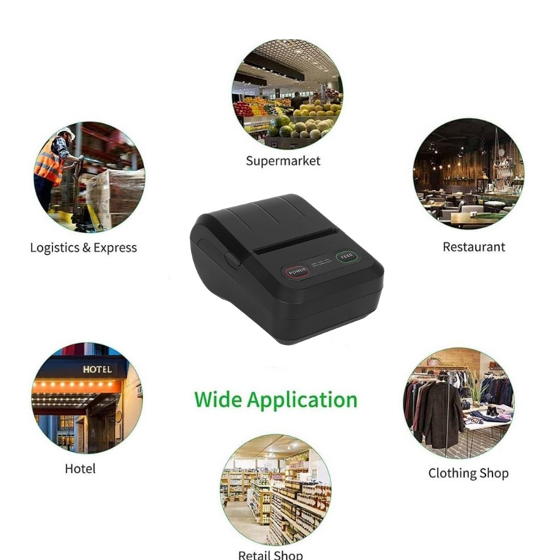 Hvad er anvendelsesområderne for 58 mm termiske printere?