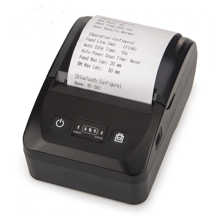 Bluetooth termisk kvitteringsprinter